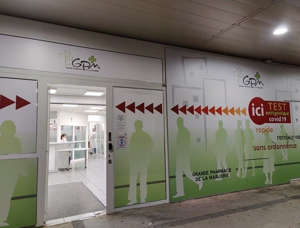 devanture pharmacie