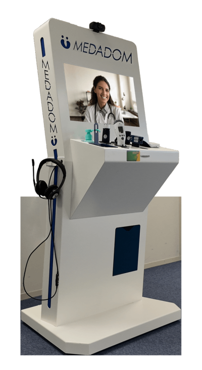 Borne de téléconsultation Medadom